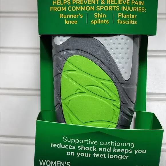 New Dr. Scholl's Women's Active Run Comfort Insoles Shoe Sizes 6-10 One Pair - Picture 4 of 5